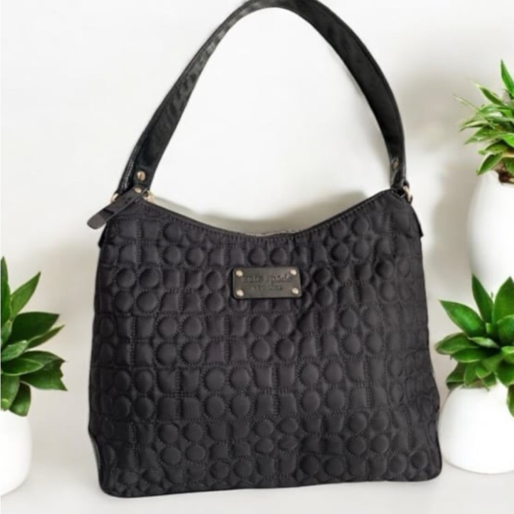 Kate Spade New York Lennox Hill Noel Shoulder Bag Quilted Black